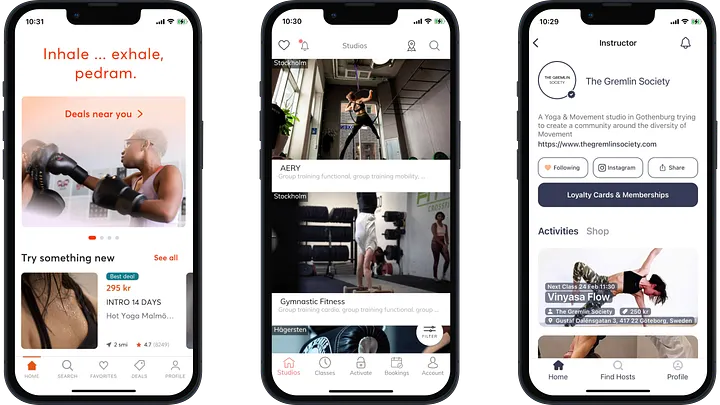 Direct competitors analysis for Bruce app